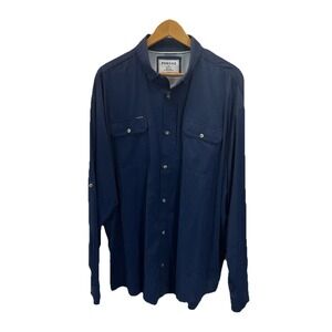 Poncho Outdoor Original Regular Fit XXL Long Sleeve Shirt The Pillar Magnet Navy